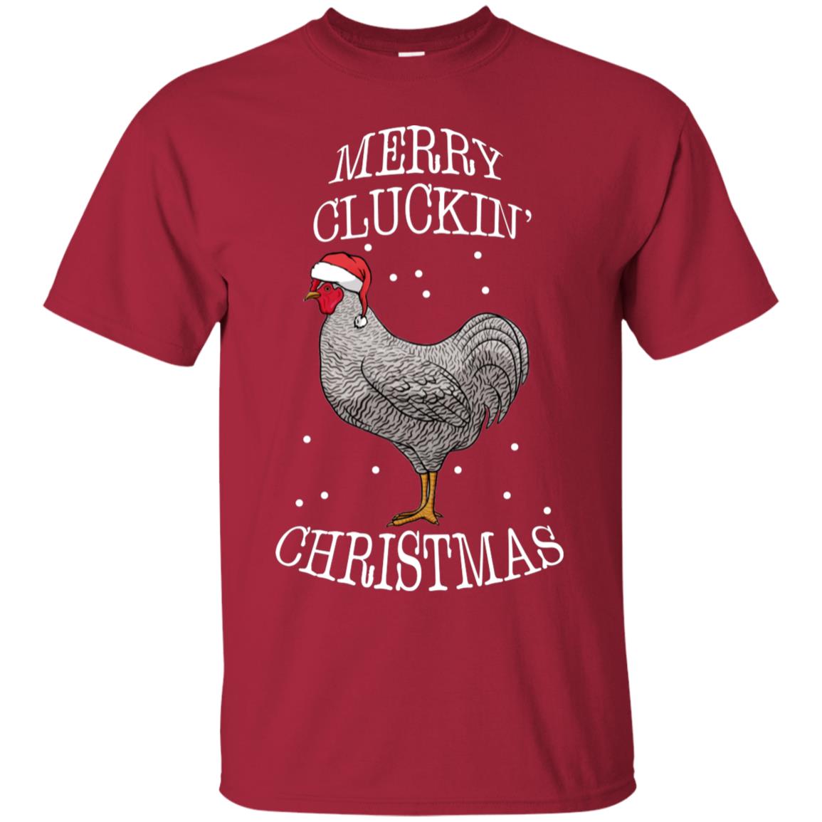 Merry Clucking Christmas Gift 2018 Shirt Cardinal