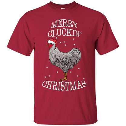Merry Clucking Christmas Gift 2018 Shirt Cardinal