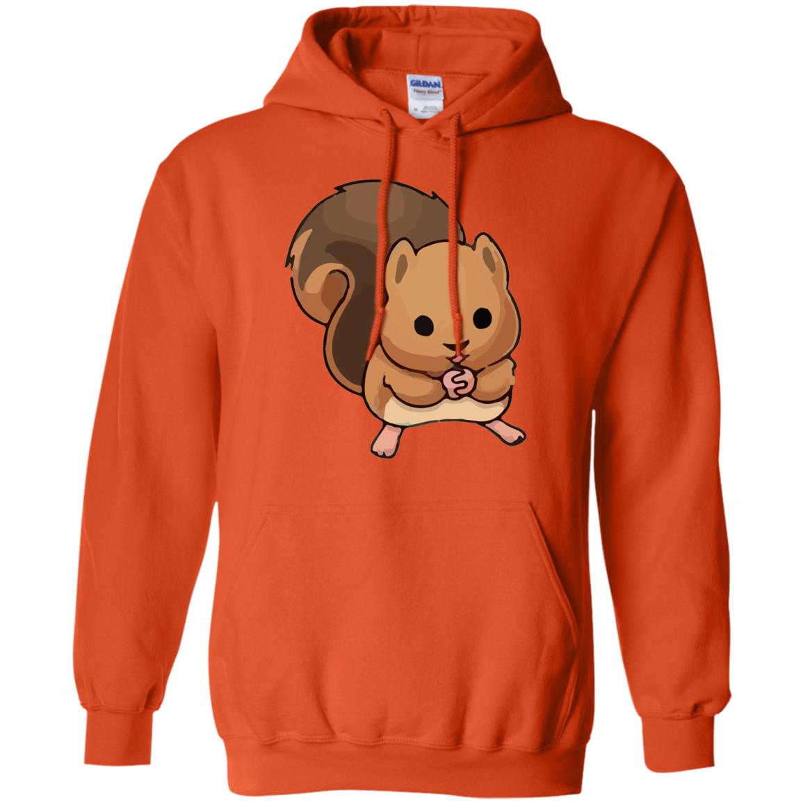 Cute Squirrel Graphic T-shirt Orange