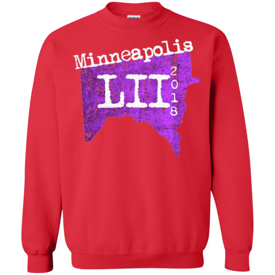Football Lover T-shirt Minneapolis Minnesota 2018 T-shirt Red