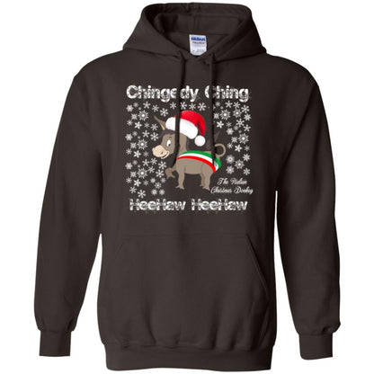 Christmas T-shirt The Italian Christmas Donkey Dark Chocolate