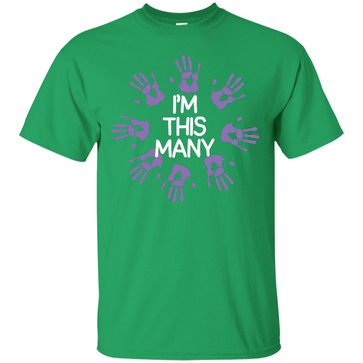 I_m This Many 40th Birthday Shirt Irish Green