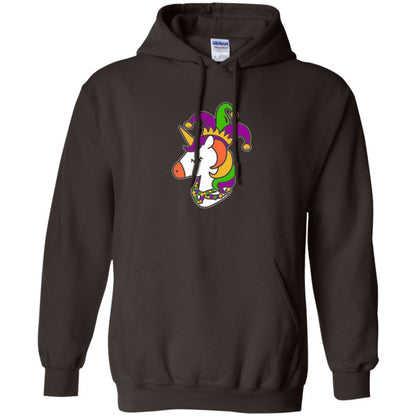 Mardi Gras Unicorn T-shirt Dark Chocolate