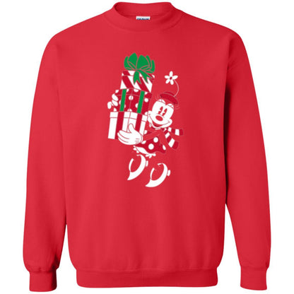 Christmas T-shirt Disney Minnie Mouse Christmas Gifts Red