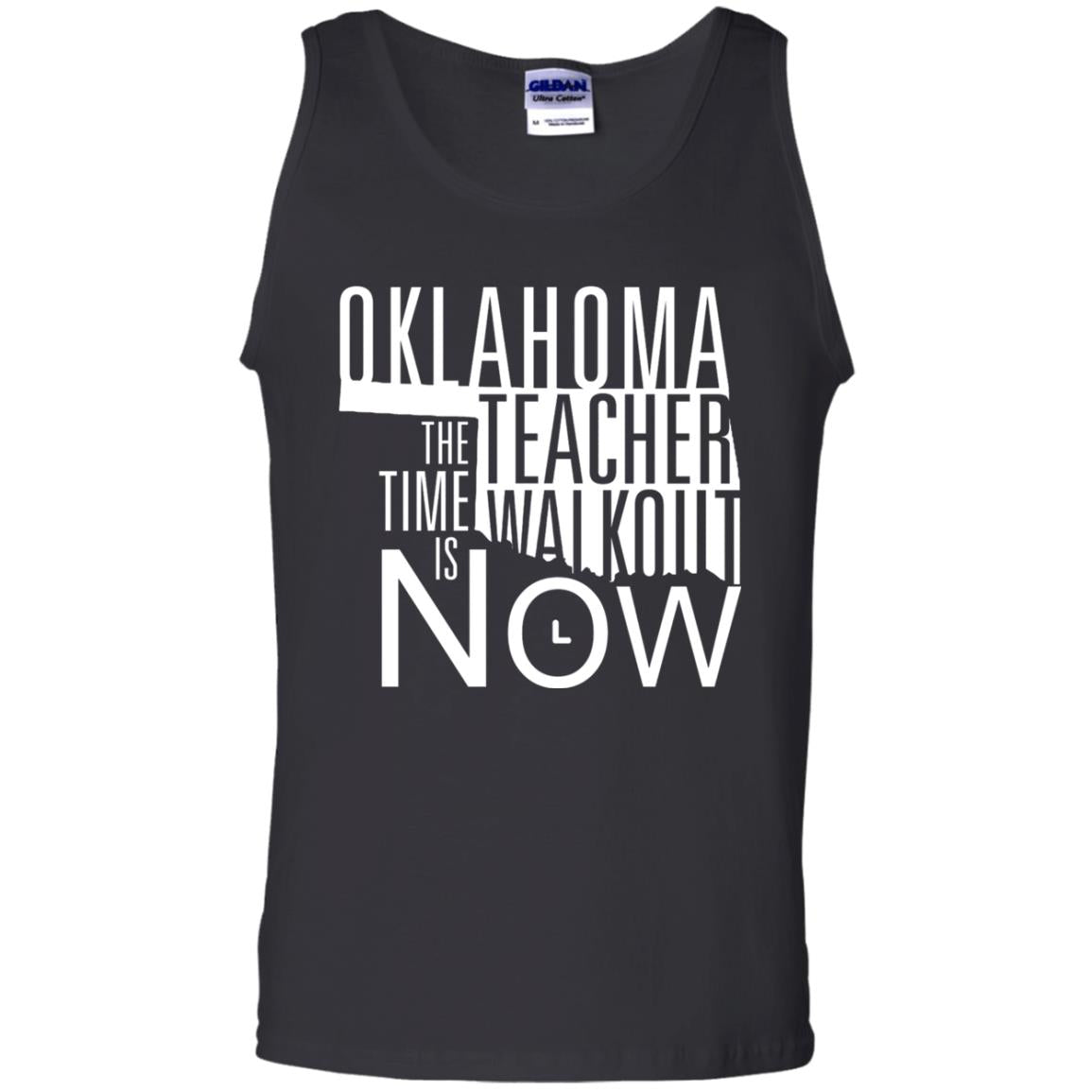 Oklahoma Teacher Waikout The Time Is Now Gun Control T-shirt Black