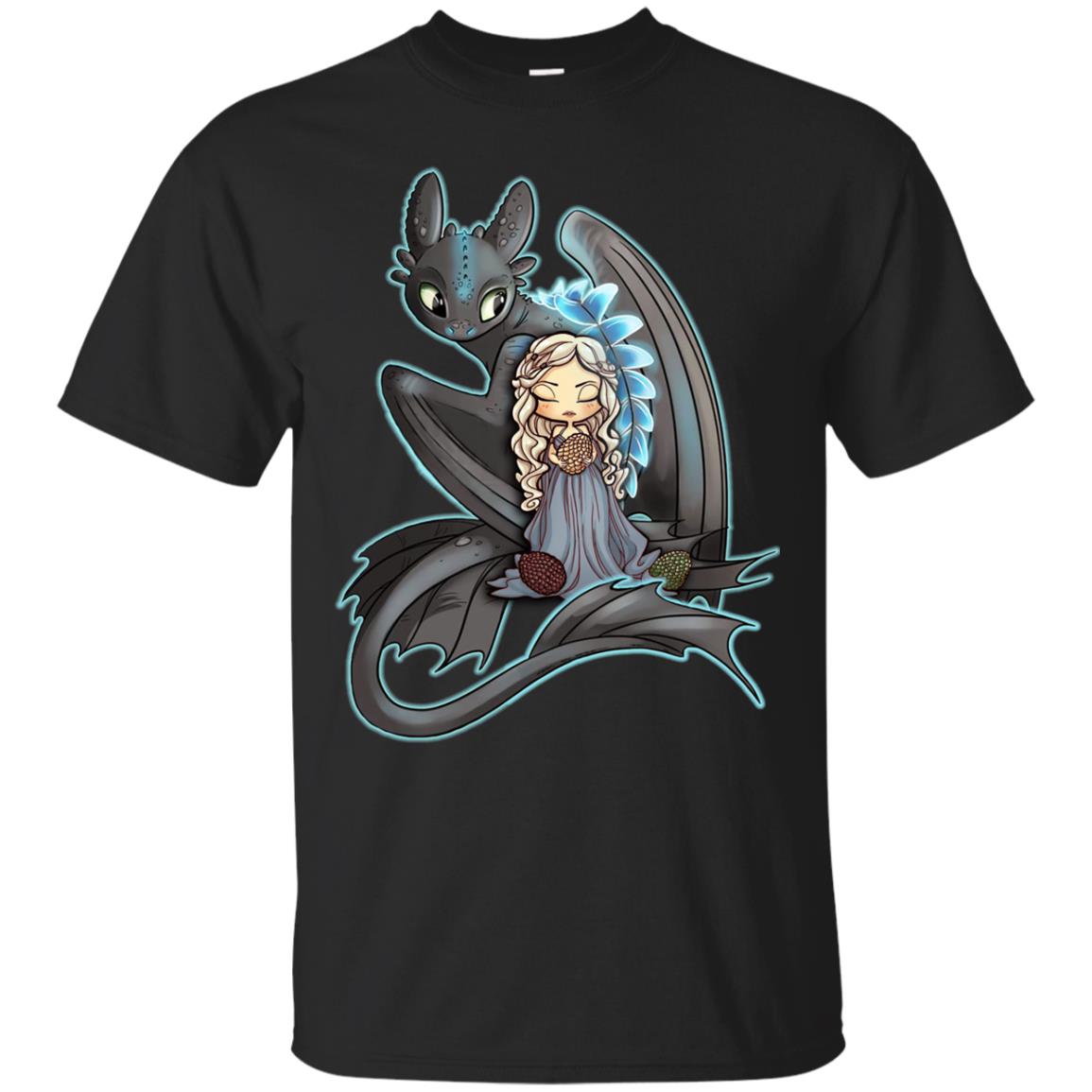 Dragon Night Fury Cartoon Shirt Black