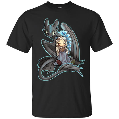 Dragon Night Fury Cartoon Shirt Black