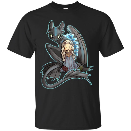 Dragon Night Fury Cartoon Shirt Black