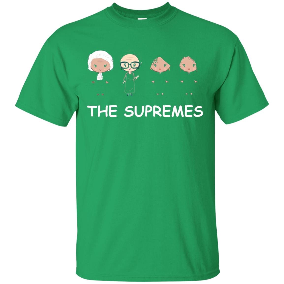 The Supremes Ruth Bader Ginsburg Music Fan T-shirt Irish Green