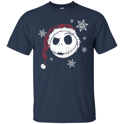 Christmas T-shirt Disney Nightmare Before Christmas Snowflake Navy