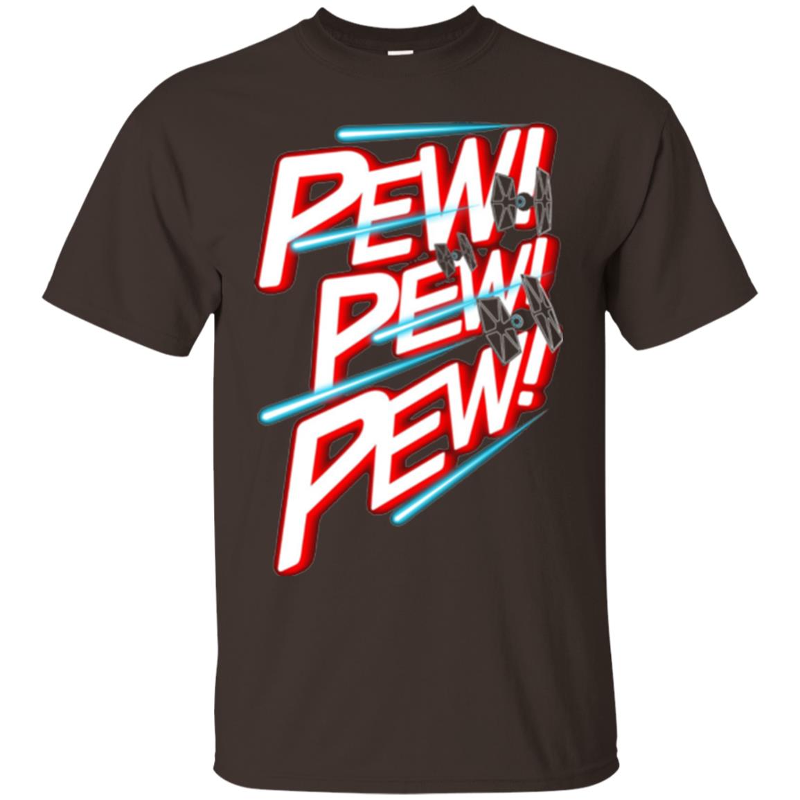 Star Wars T-shirt Pew Pew Pew Dark Chocolate