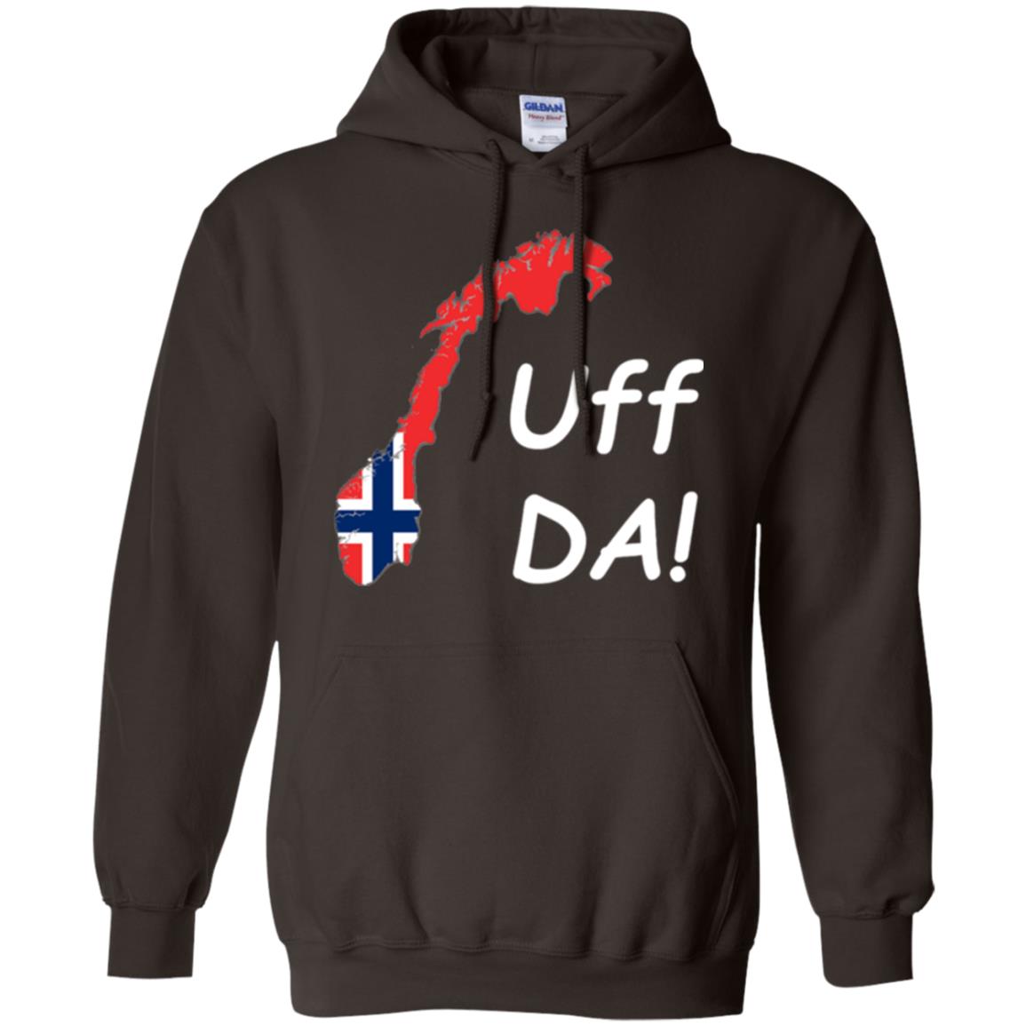 Norwegian Uff Da T-shirt Dark Chocolate