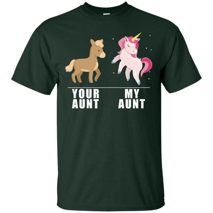 Your Aunt My Aunt Unicorn T-shirt Forest