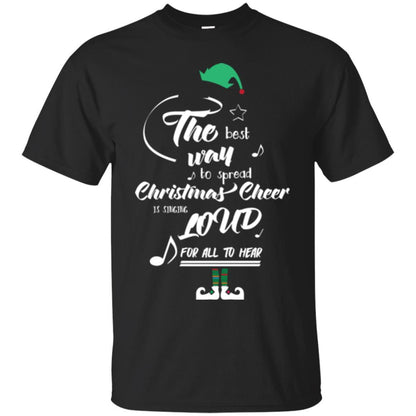 Christmas T-shirt The Best Way To Spread Black