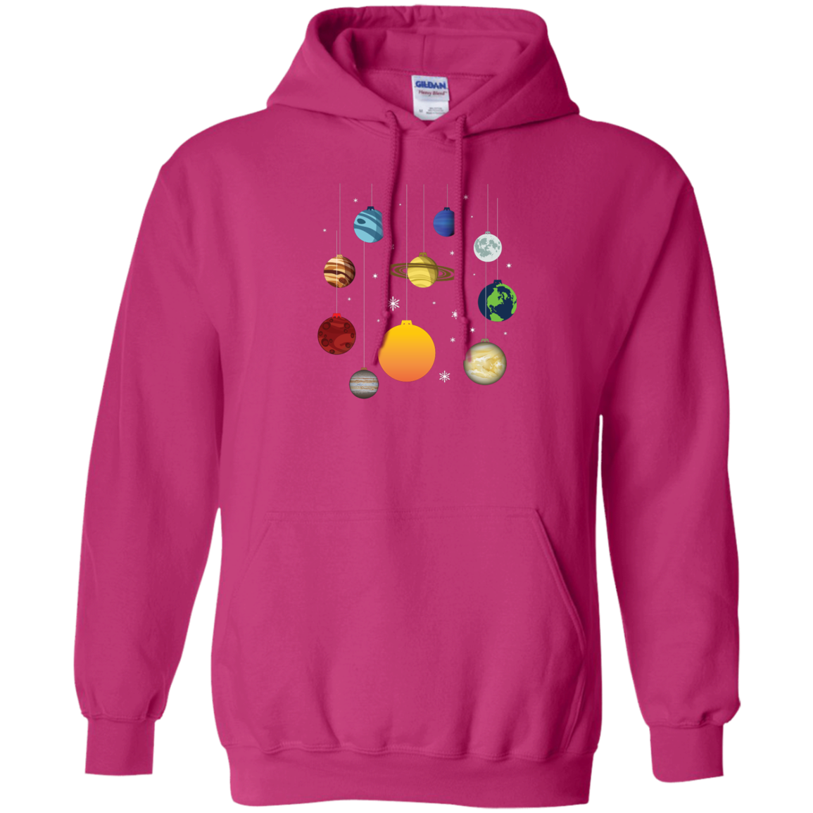 Christmas T-shirt Joy To Universe Christmas Heliconia