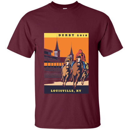 Kentucky Horse Racing Derby Day 2018 Shirt Maroon