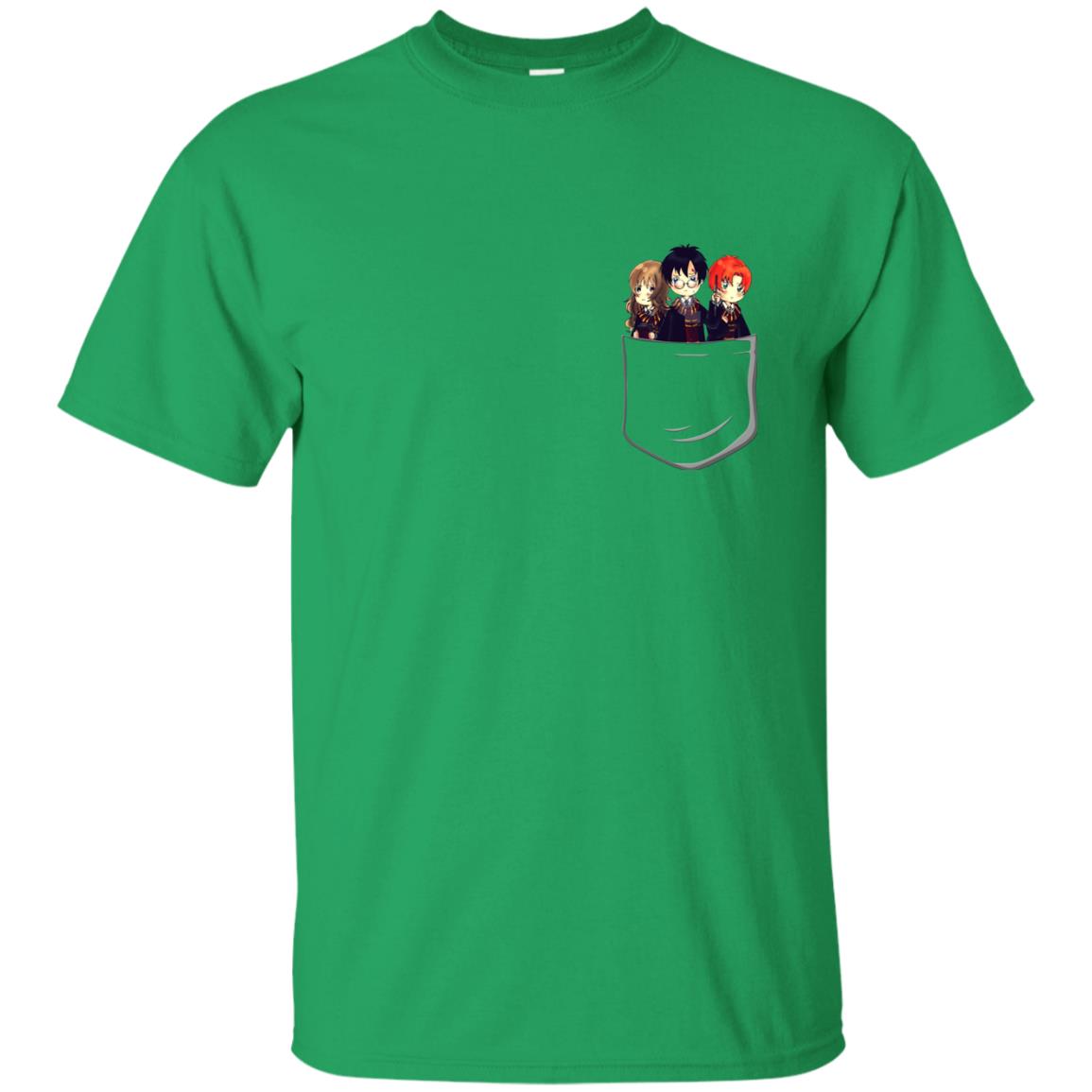 Harry Potter Pocket Movie Lover T-shirt Irish Green