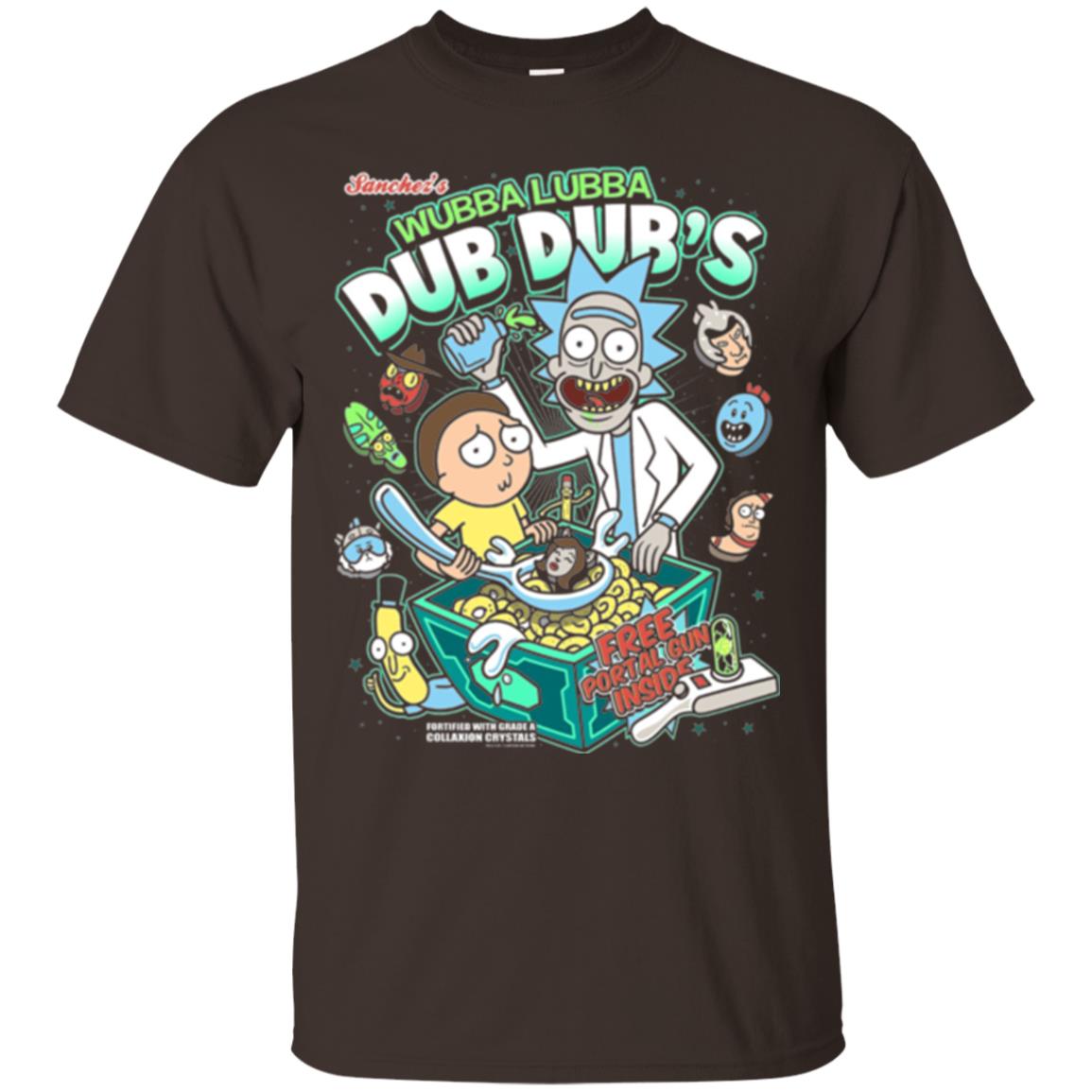 Movie T-shirt Wubba Luba Dub Dub_s Cereal Dark Chocolate