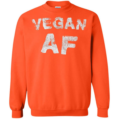 Vegetarian T-shirt Vintage Vegan Af T-shirt Orange