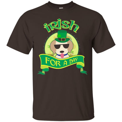 Saint Patrick_s Day 2018 T-shirt Amazing I_m Irish Labrador Dark Chocolate