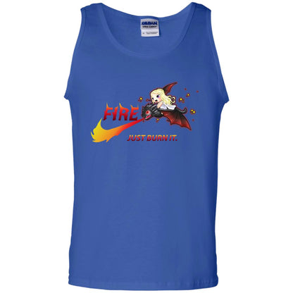 Fire Just Burn It Dany Drogon T-shirt Royal