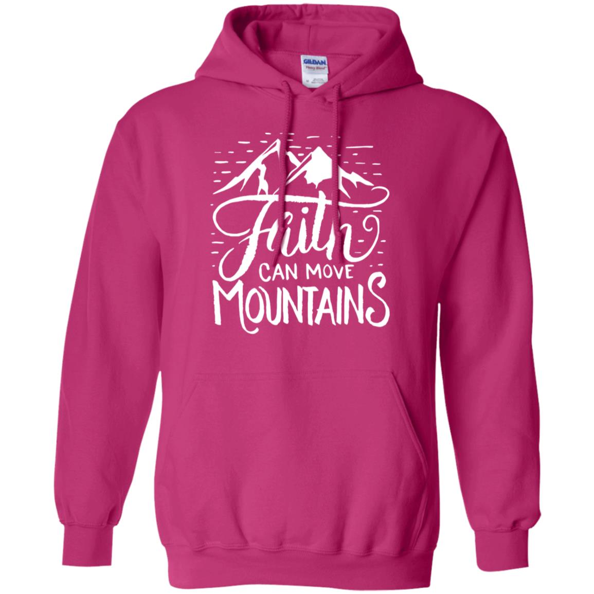 Faith Can Move Mountains Christian Gift Shirt Heliconia