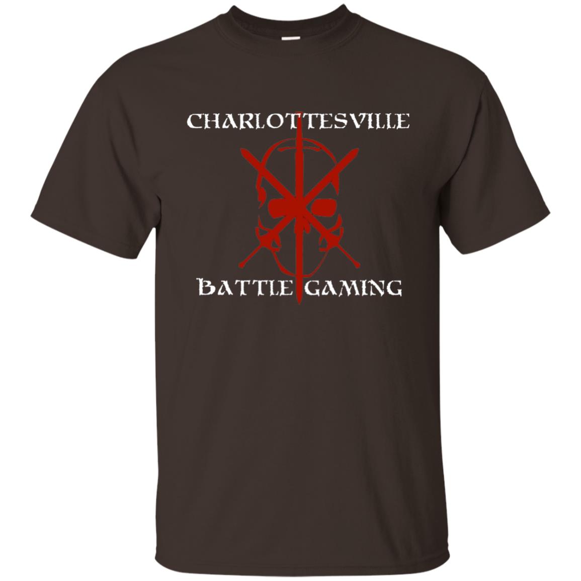 Charlottesville Battle Gaming Gamer T-shirt Dark Chocolate
