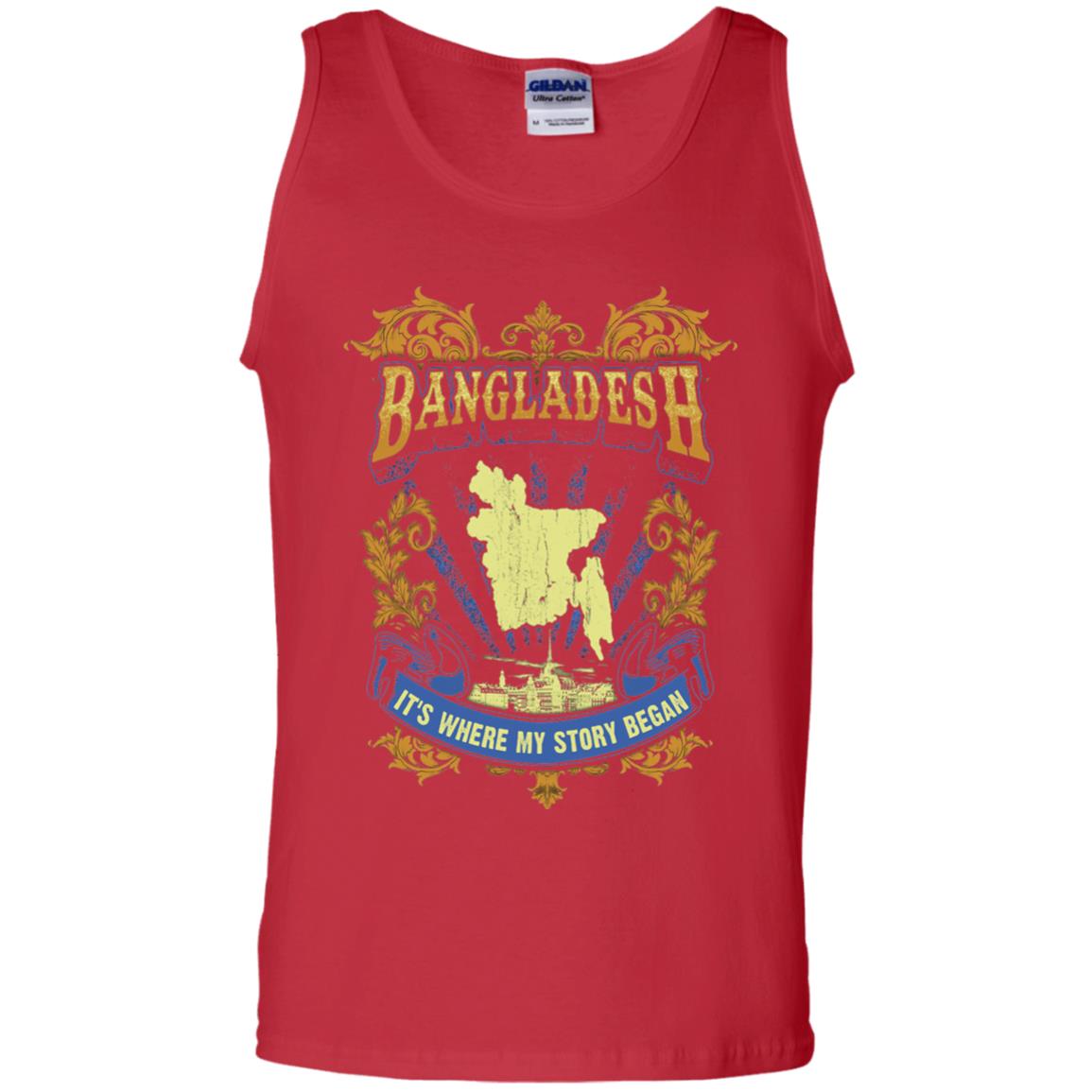 Bangladesh It_s Where My Story Began T-shirt Red