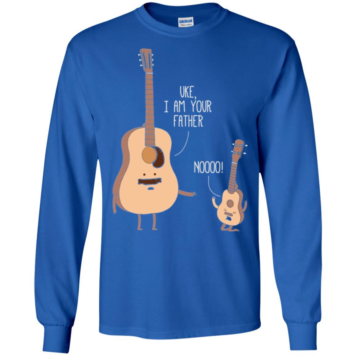 Musician T-shirt Uke I Am Your Father Royal