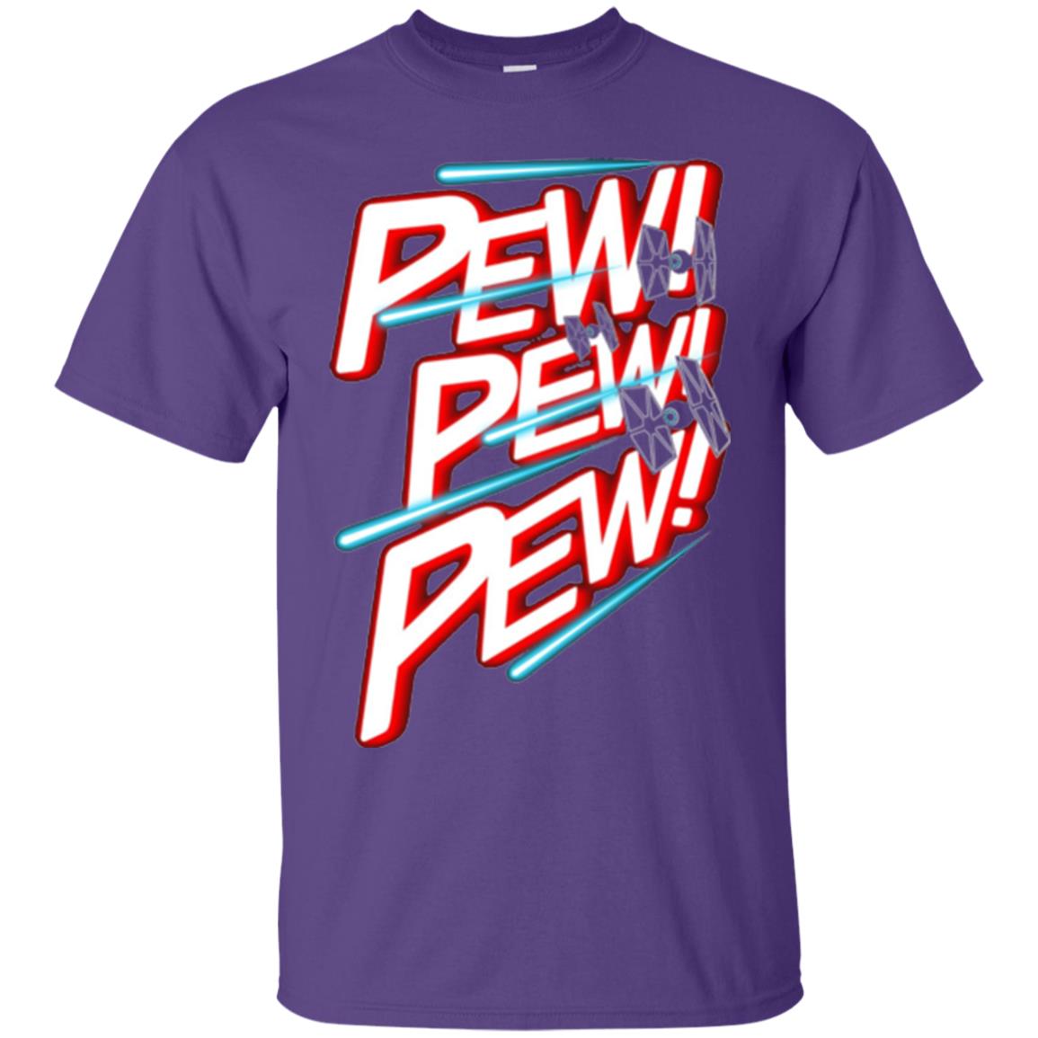 Star Wars T-shirt Pew Pew Pew Purple