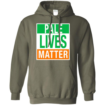 Saint Patrick_s Day T-shirt Pale Lives Matter Military Green