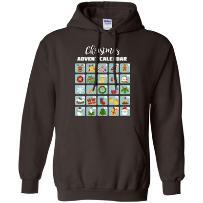Christmas Calendar December 2018 Gift Shirt Dark Chocolate
