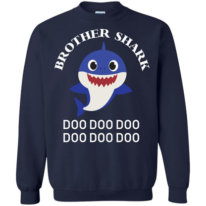 Brother Shark Family Shark Shirt Navy