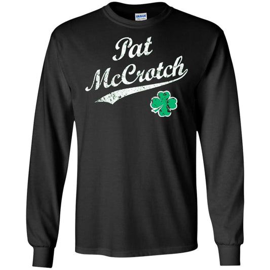 Pat Mccrotch Funny St Patricks Day T-shirt Black