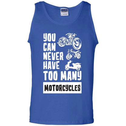 You Can Never Have Many Motorcycles Shirt Royal