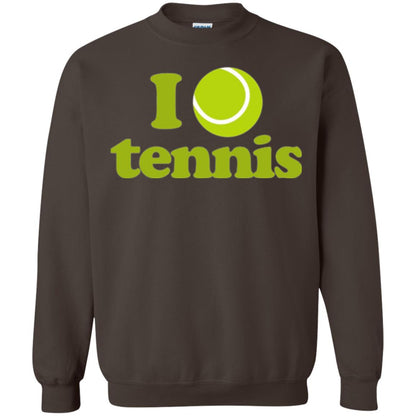 I Love Tennis T-shirt Dark Chocolate