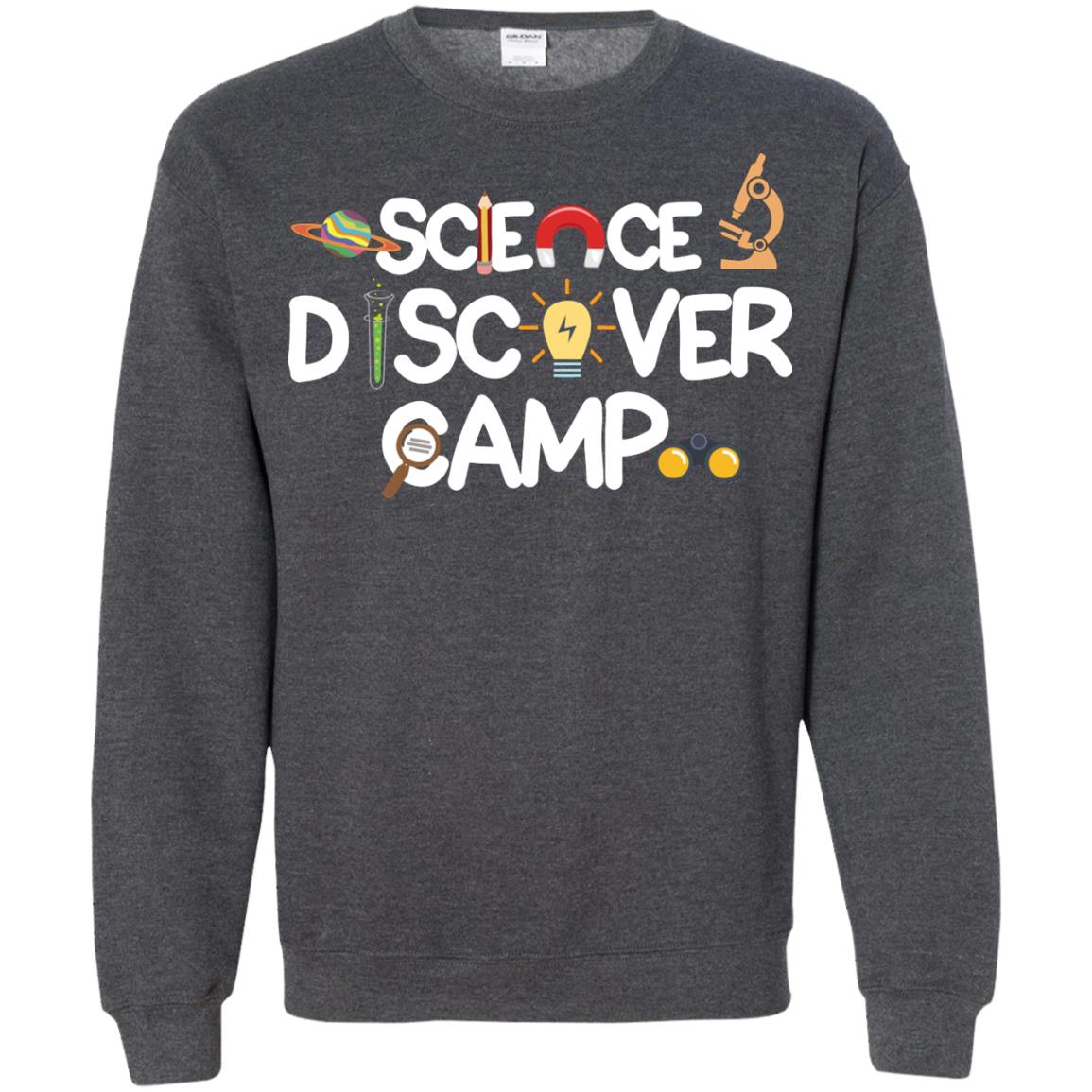 Science Discover Camp Summer Trip Shirt Dark Heather