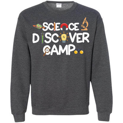Science Discover Camp Summer Trip Shirt Dark Heather