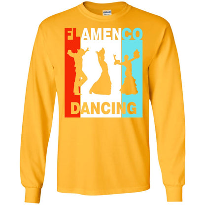 Flamenco Dancing Spanish Dance And Music Lover Shirt Gold