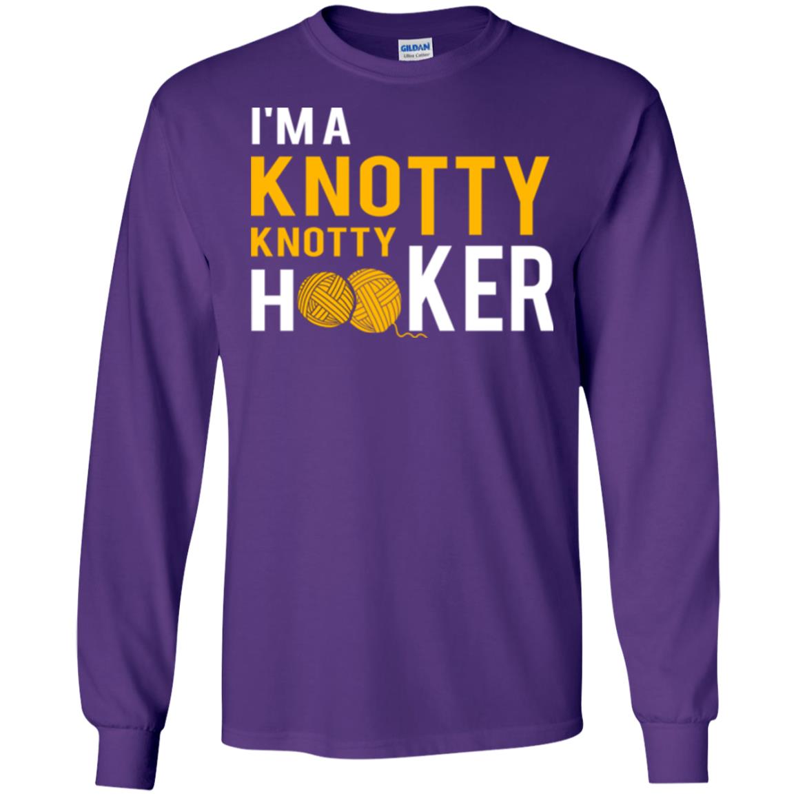 I'm A Knottyknotty Hooker T-shirt Purple