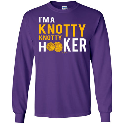 I'm A Knottyknotty Hooker T-shirt Purple