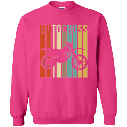 Dirt Bike Silhouette T-shirt Cool Vintage Motocross Heliconia