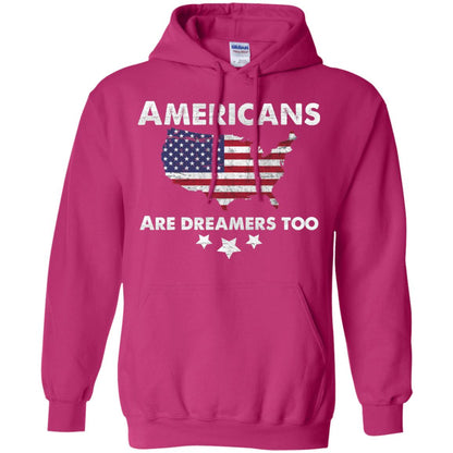 Anti Trump T-shirt Americans Are Dreamers Too Heliconia