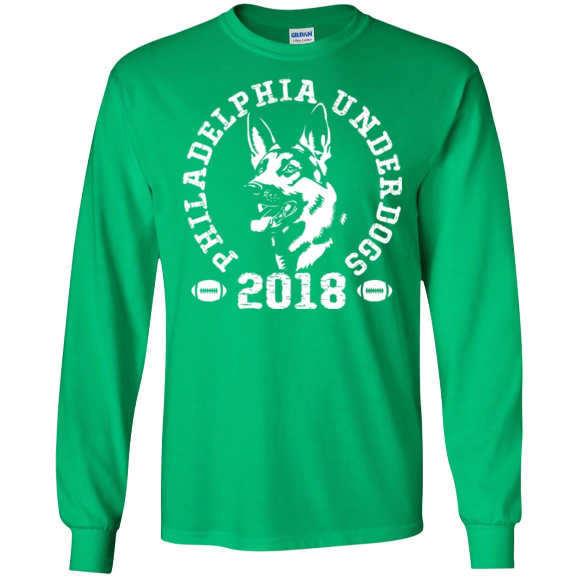 Dog Lover T-shirt Philadelphia Underdogs T-shirt Irish Green