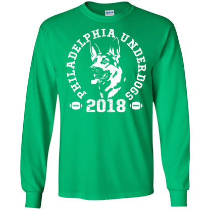 Dog Lover T-shirt Philadelphia Underdogs T-shirt Irish Green