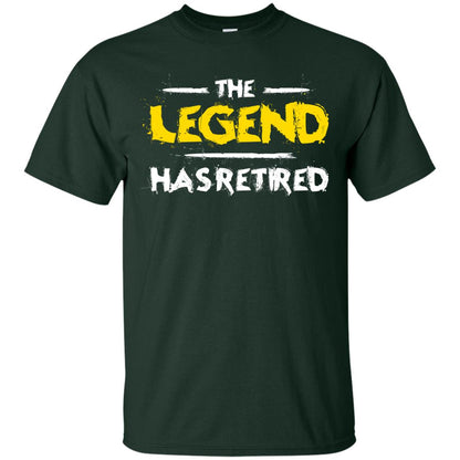 Retirement T-shirt The Legend Has Retired Forest