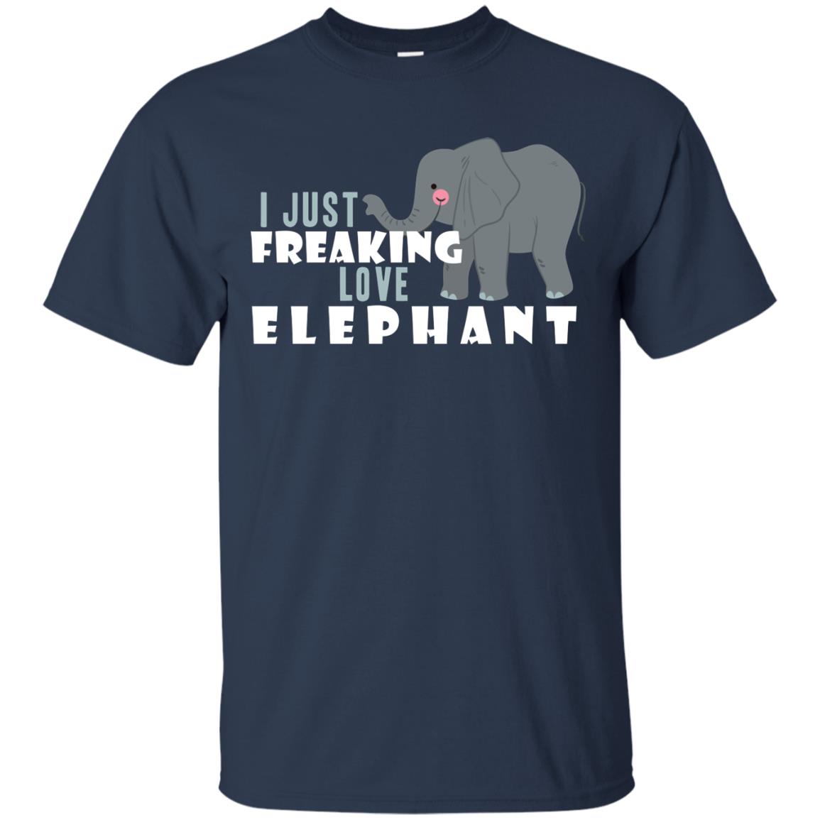 I Just Freaking Love Elephant Shirt Navy