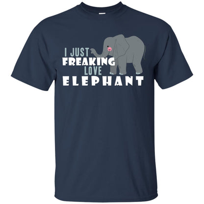 I Just Freaking Love Elephant Shirt Navy