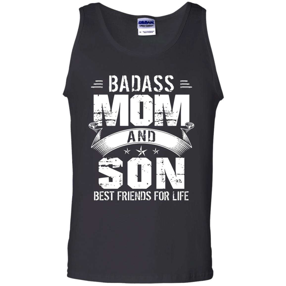 Badass Mom And Son Best Friends For Life Shirt Black