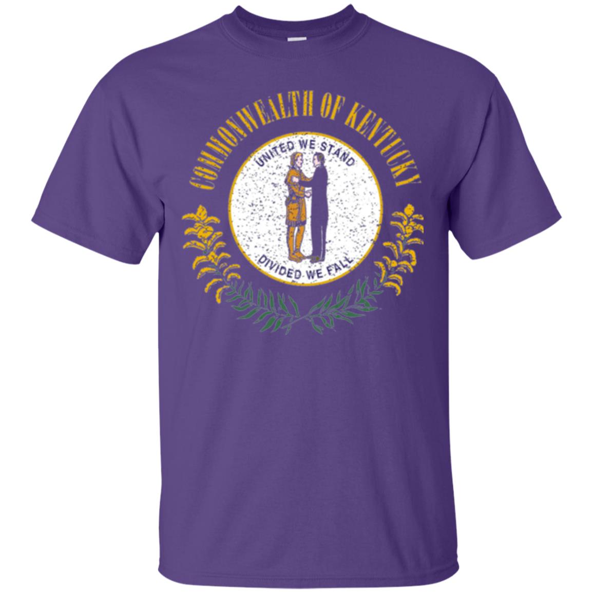 Kentucky State Flag T-shirt Purple